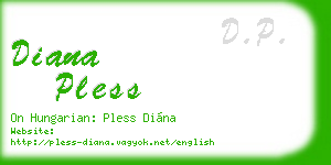 diana pless business card